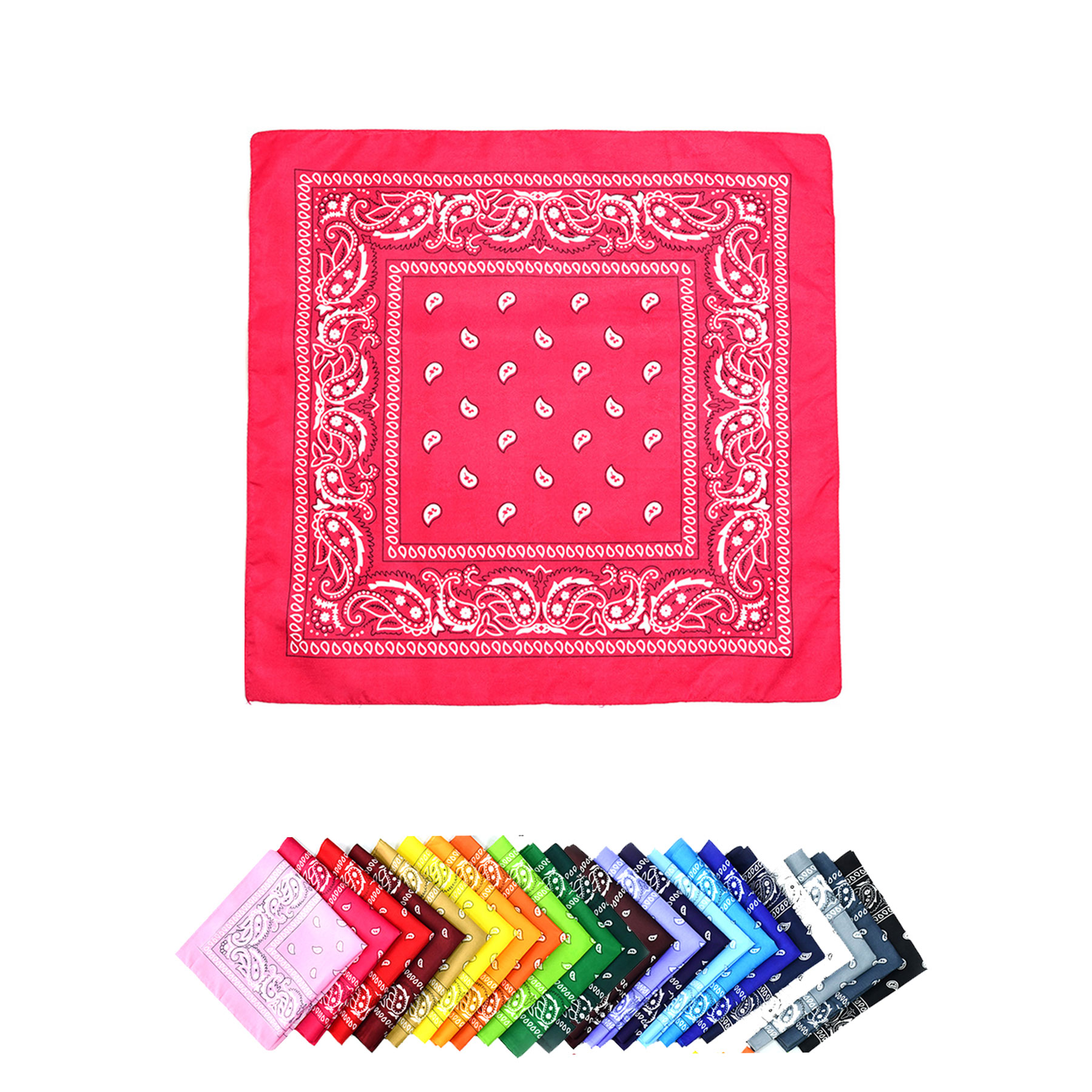 Multi-functional Polyester Printed Headbands Bandanna 2