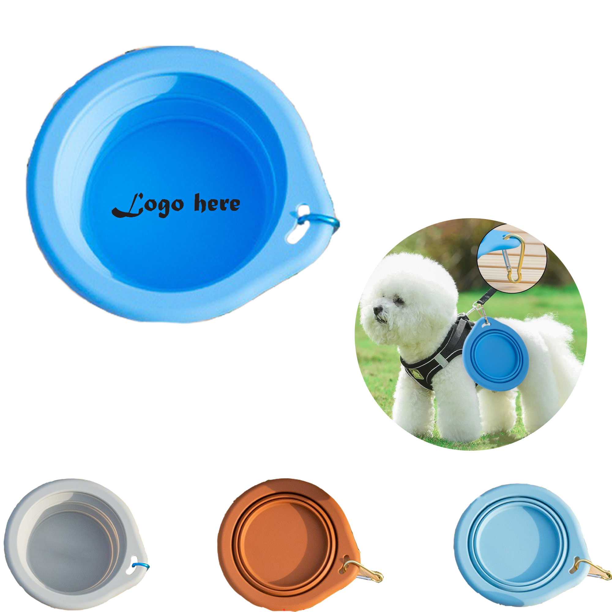 MOQ 10pcs Portable Pet Bowl 1