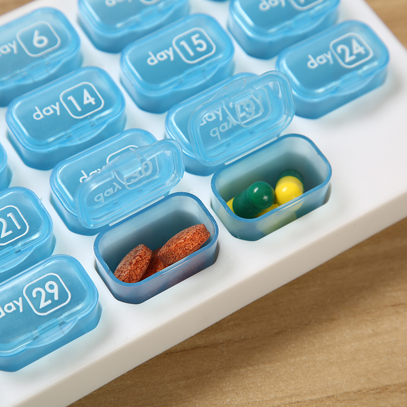 31 Compartments Monthly Pill Organizer 7