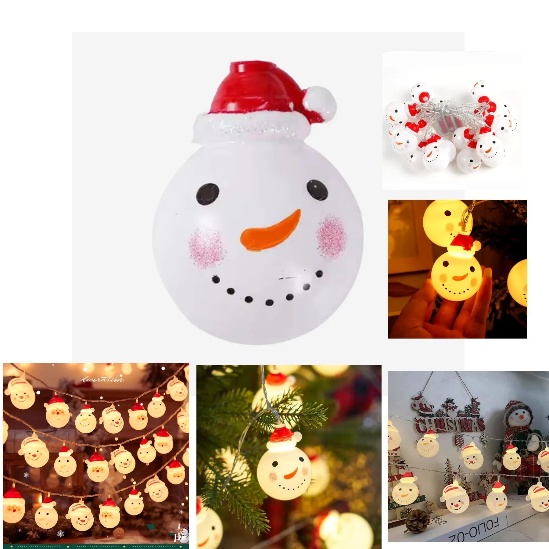 Santa Claus String Led Color Lights 1