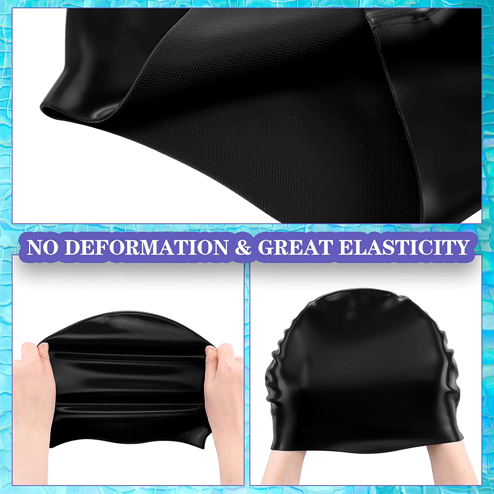 Non-Slip Grip Silicone Swim Cap 2