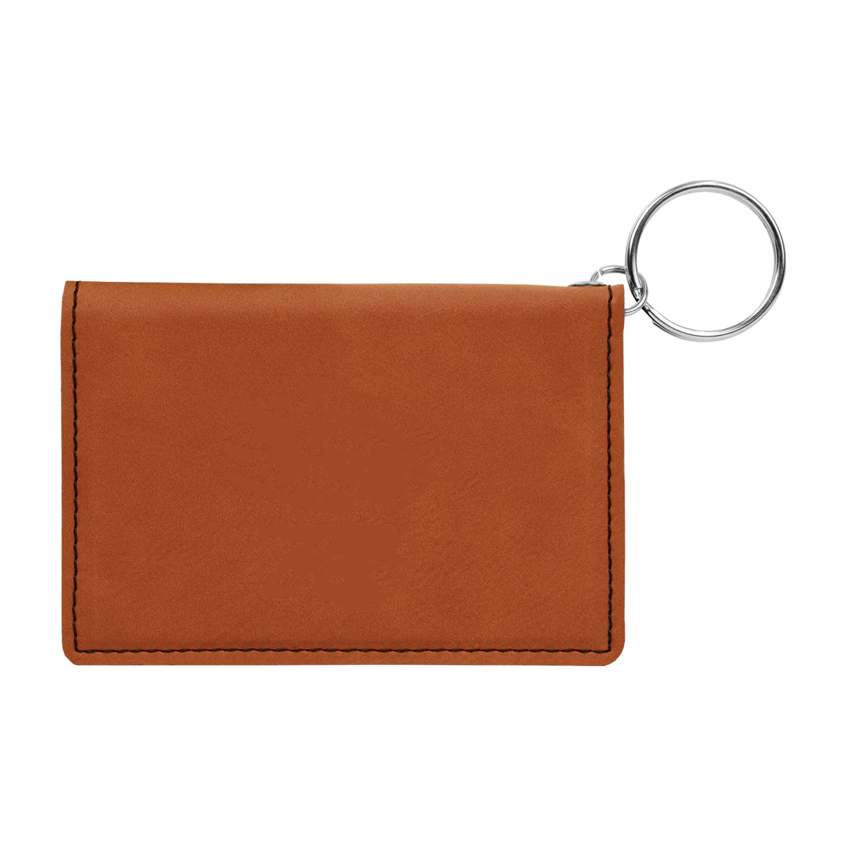 Rawhide Leatherette Keychain ID Holder 2