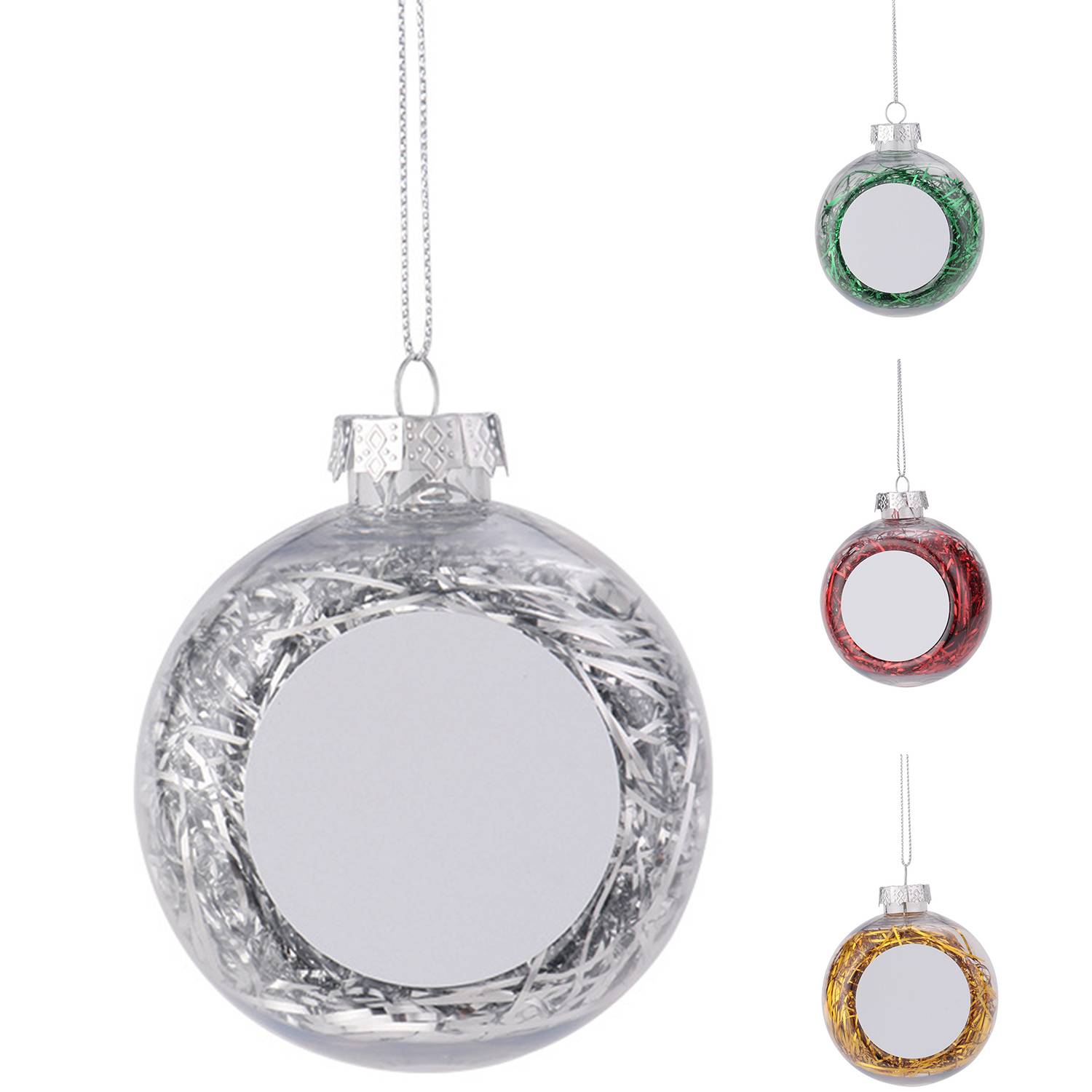 Plastic Christmas Ornament, promotional household item with logo imprint 8