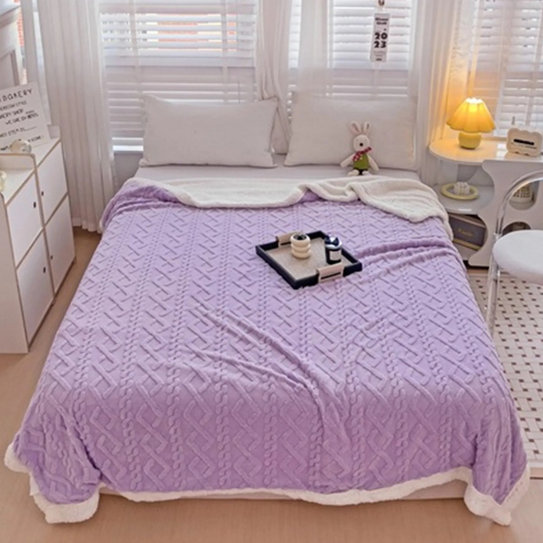 Sherpa Throw Blanket 9