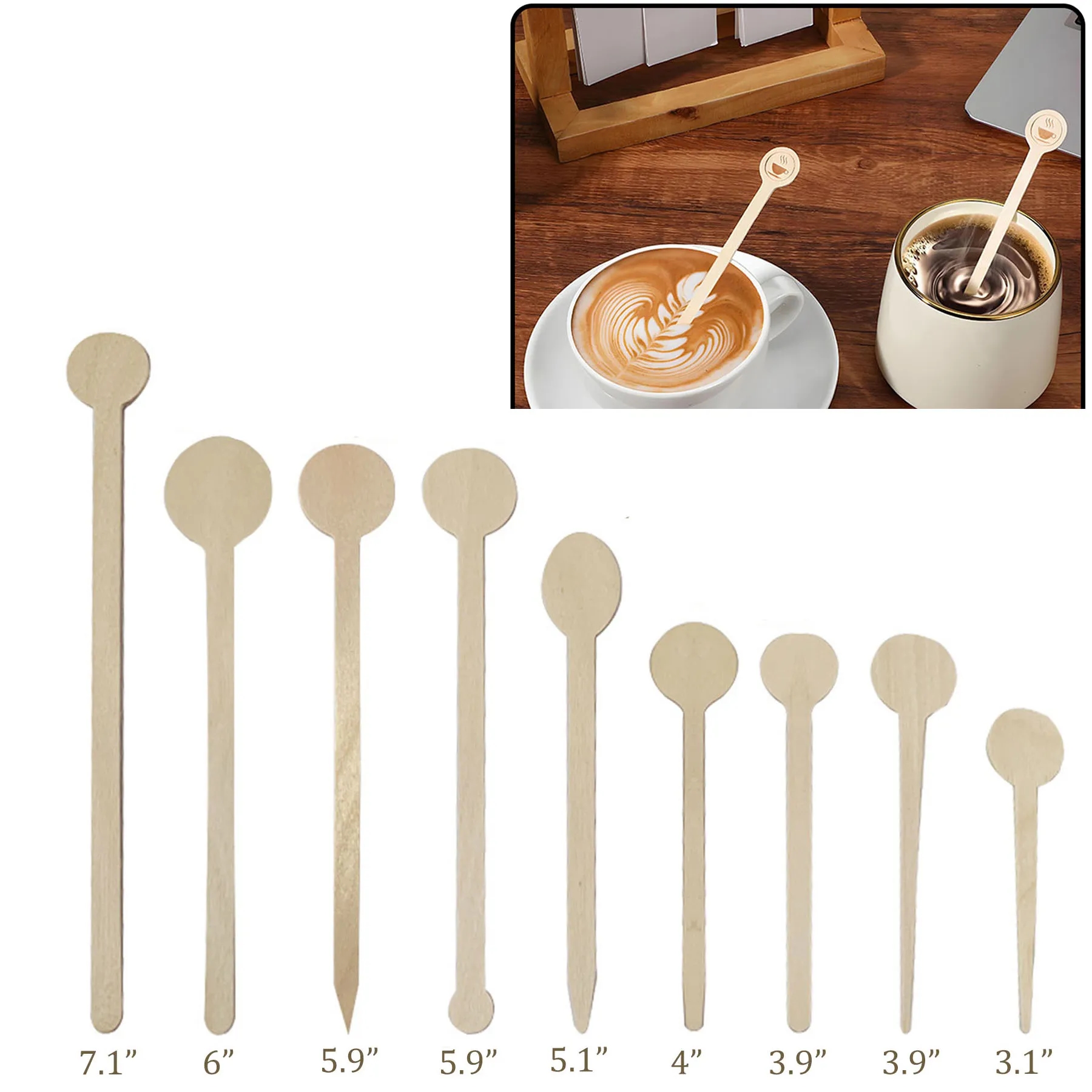 Wooden Coffee Stir Stick 3