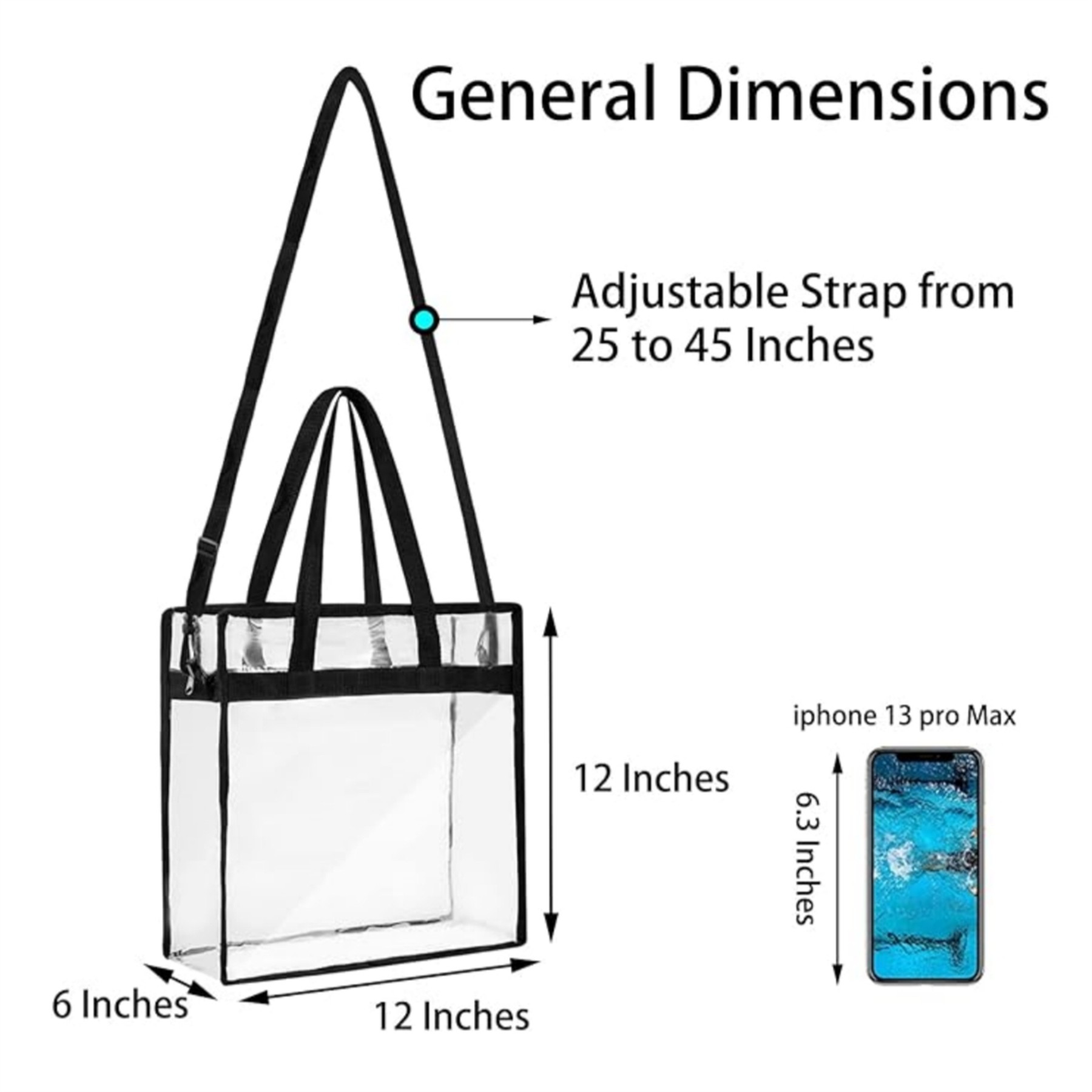 Clear Bag With Shoulder Strap 4