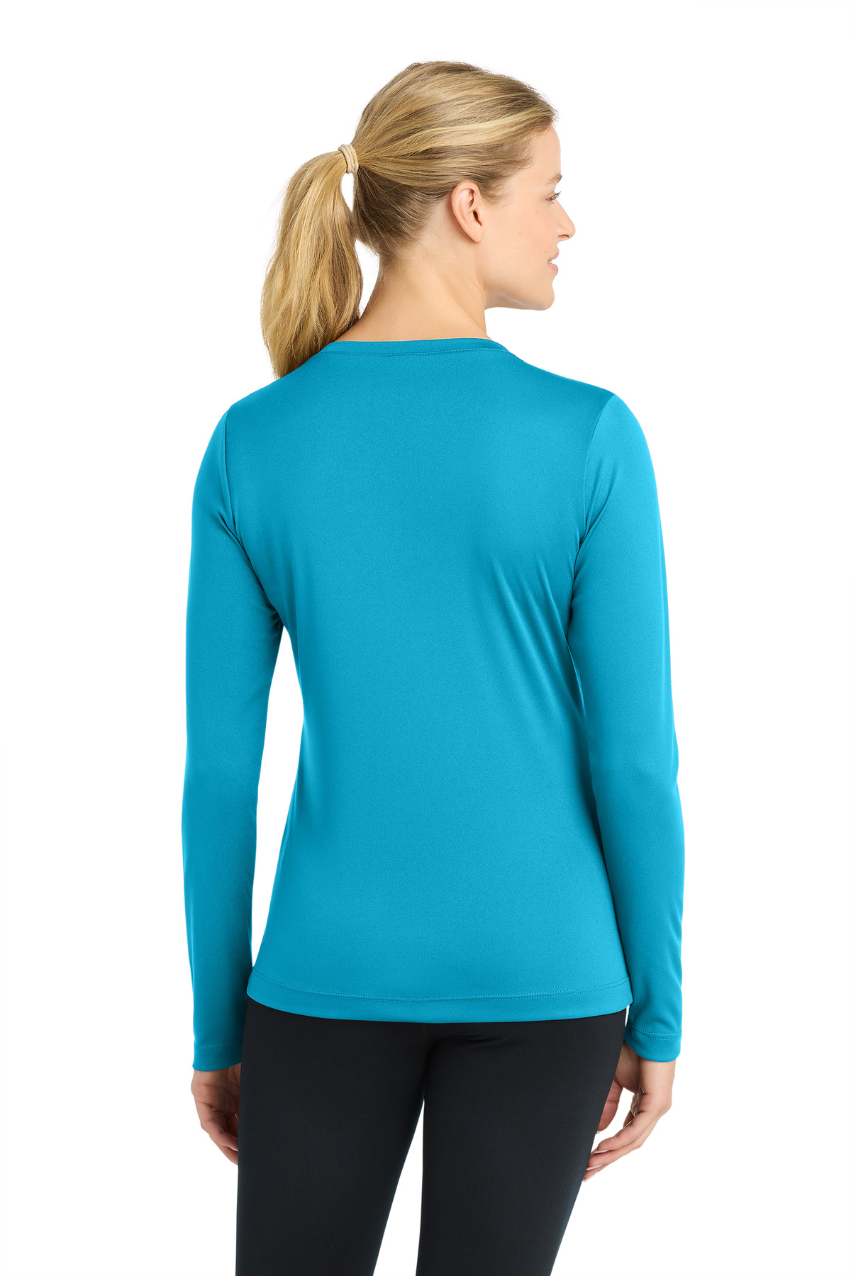 Sport-Tek Women's Long Sleeve PosiCharge Competitor V-Neck Tee. LST353LS 84