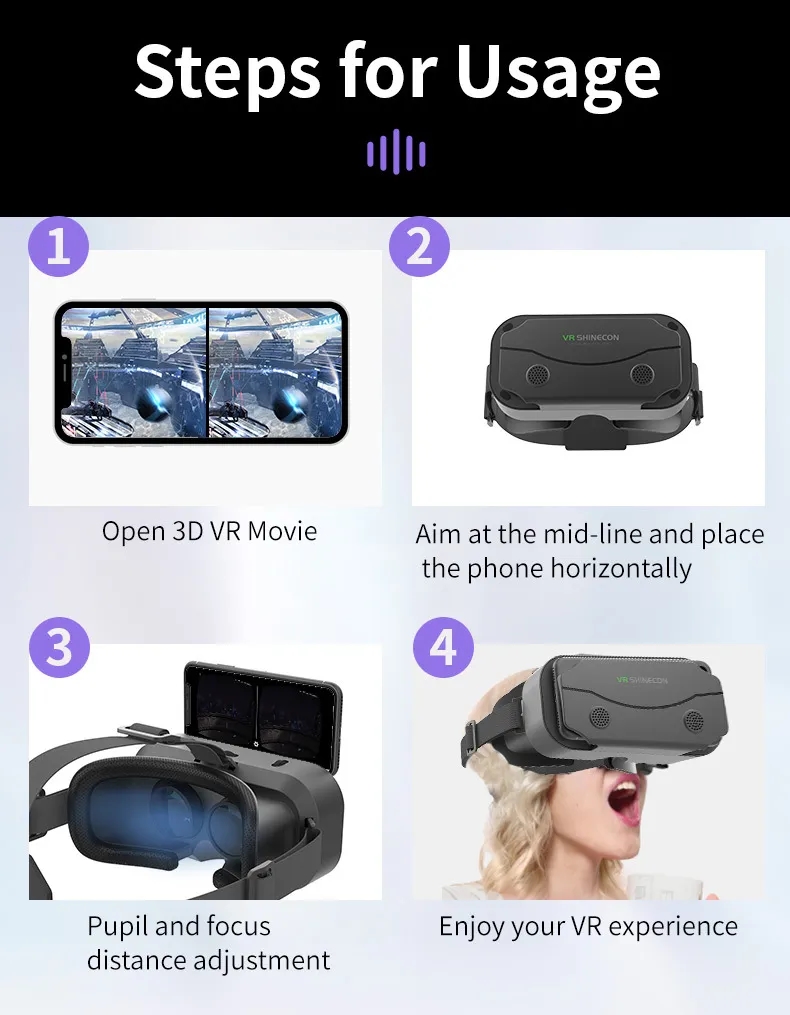 Custom Logo VR Headset Bulk Wholesale for Promotional Gifts and Corporate Events 7