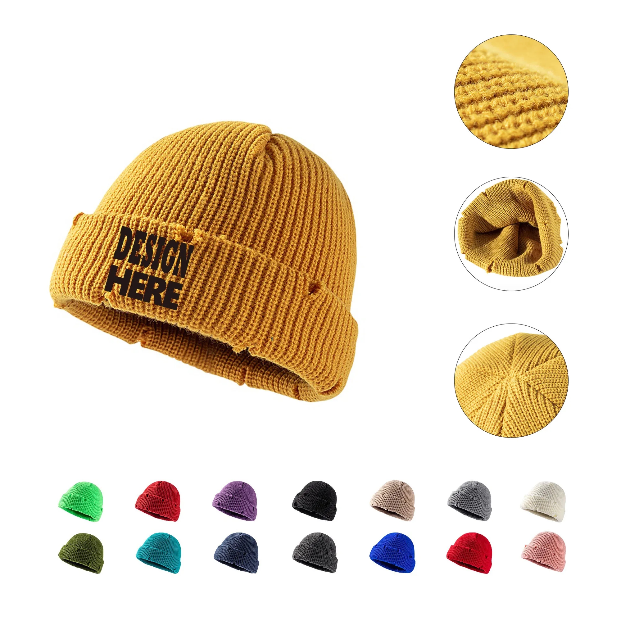 Warm Hip-Hop Knitted Hat