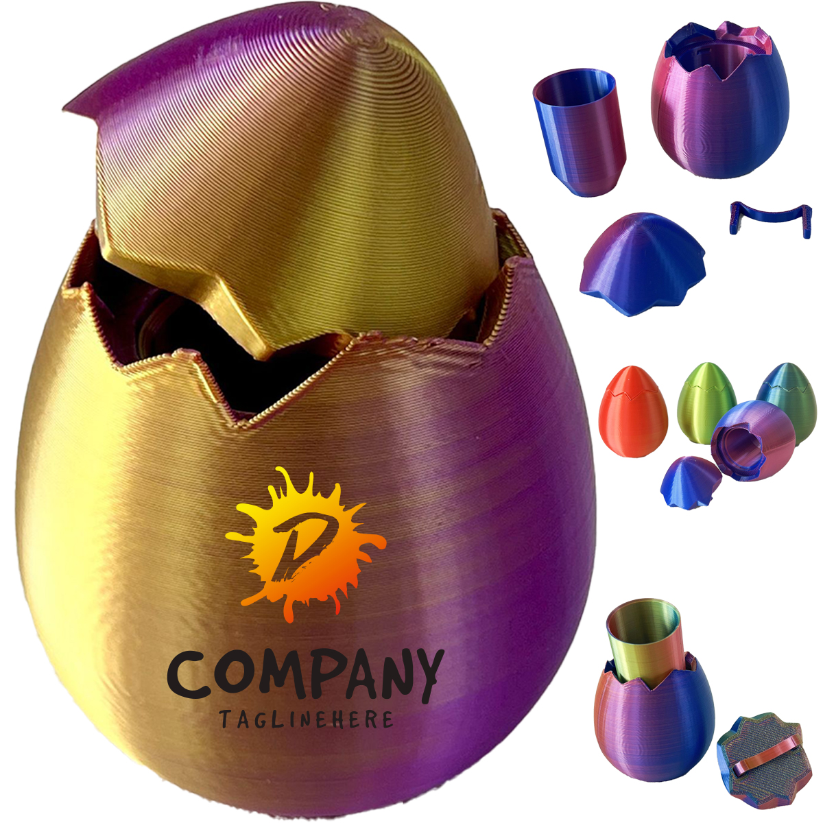 Surprise Eggs Easter Gifts That Can Hold Candy Jewelry 2