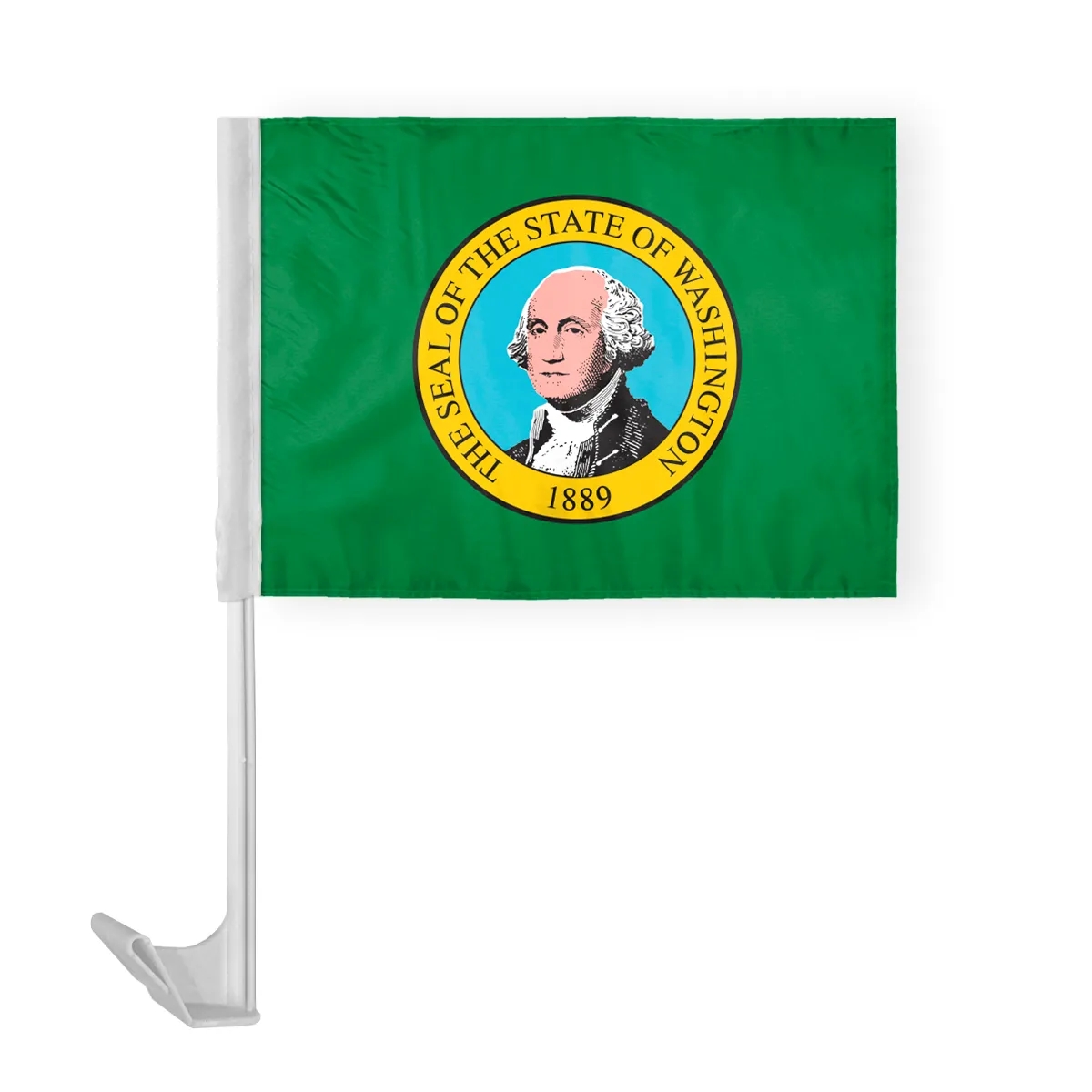 12"x16" & 10.5''x15'' Washington Car Flags 1