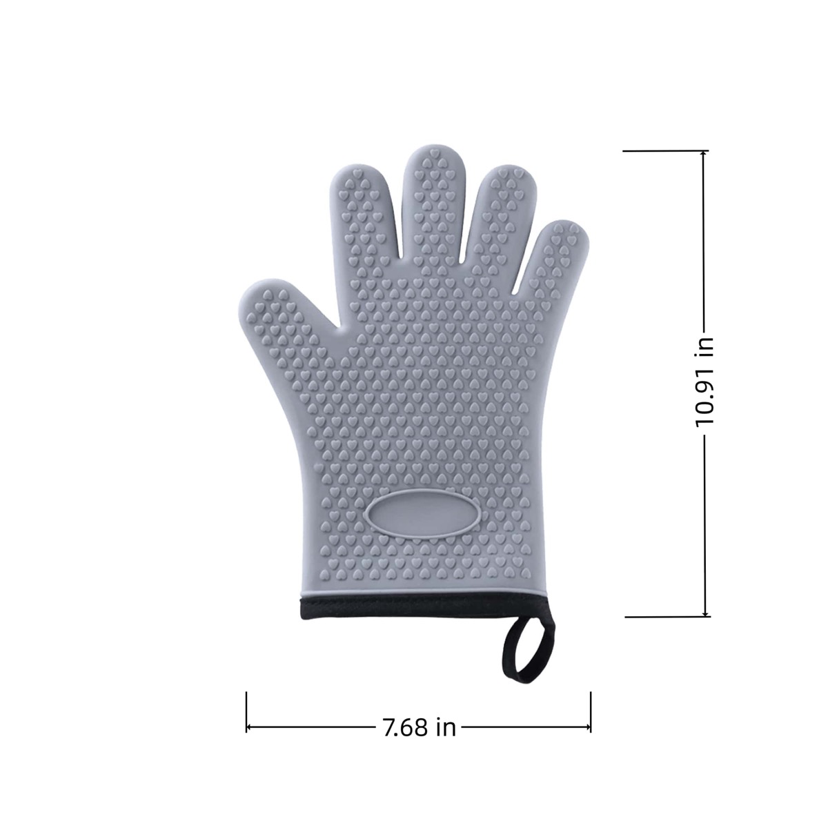 Silicone Five-finger Thickened Heat-resistant Gloves 2