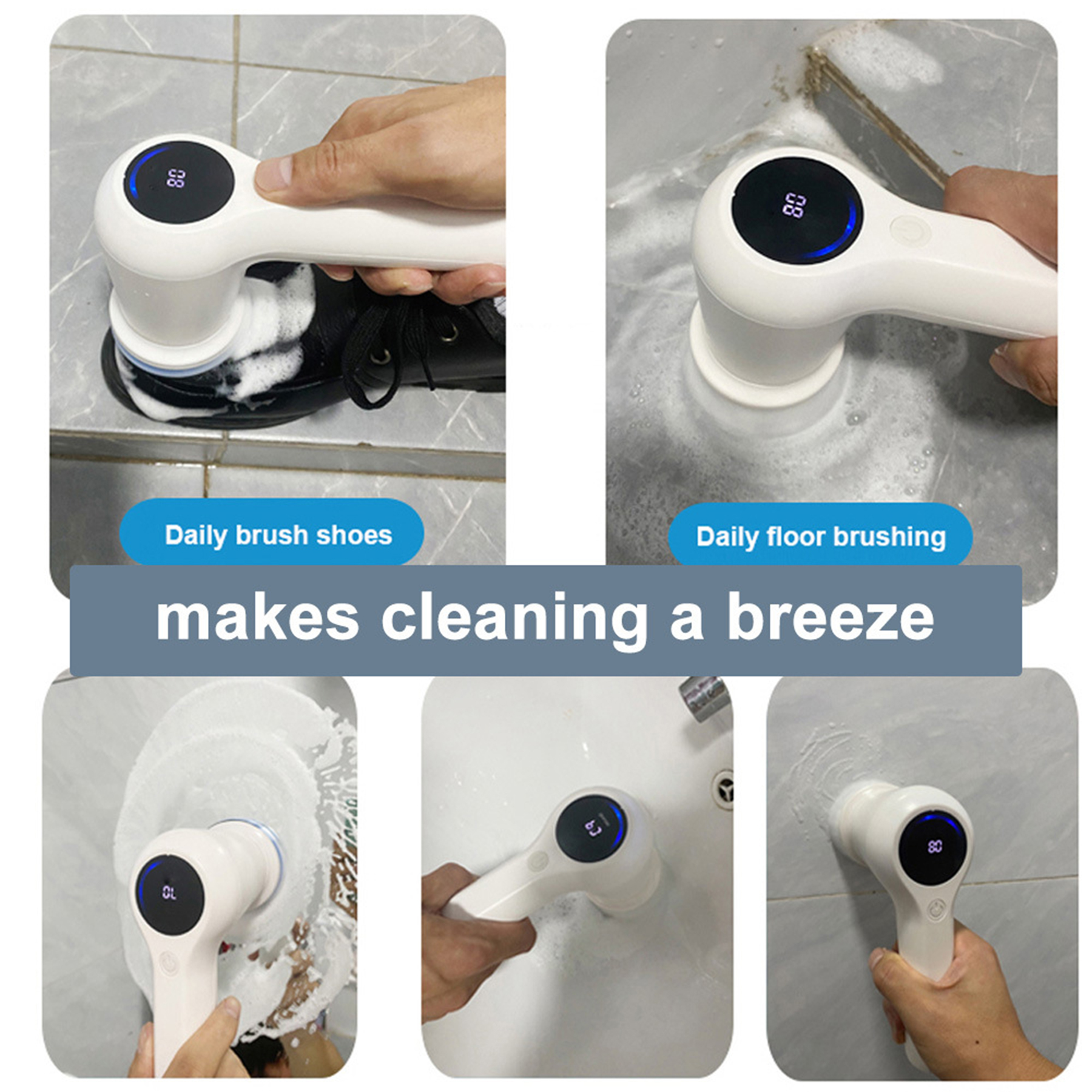 Electric Household Cleaning Brush 5