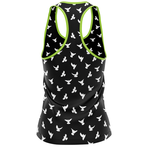 Women's Sublimation Racerback Tank Top - 160G Brushed Milk Silk 1