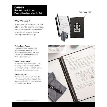 Rocketbook Core Executive Notebook Set 112