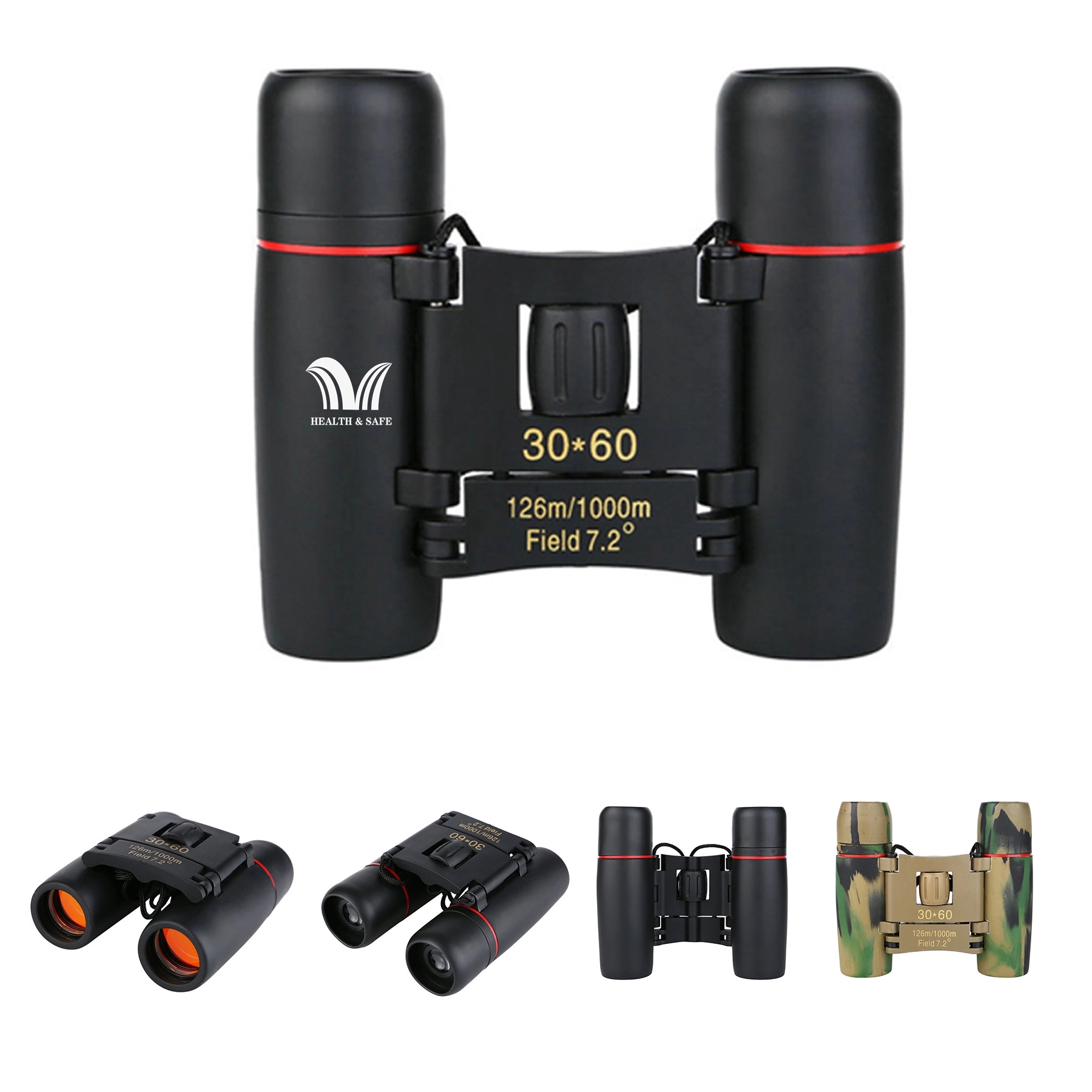 Red Coated Binoculars 2