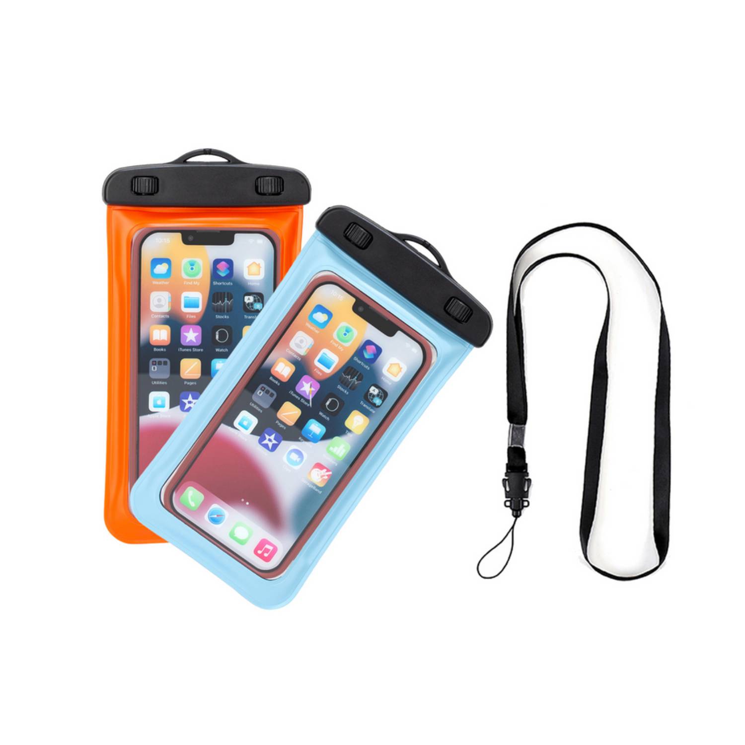 IPX8 Waterproof Mobile Phone Pouch with Lanyard 3