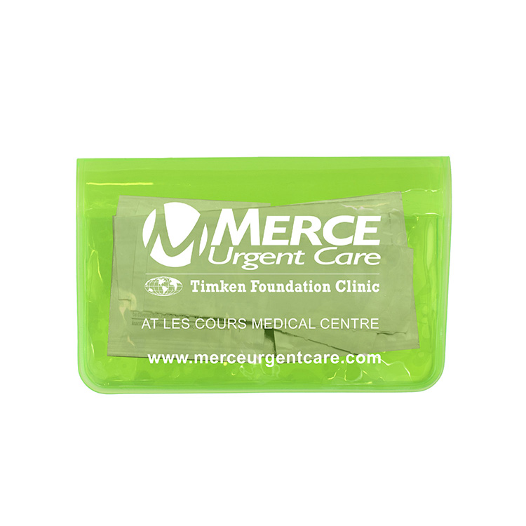 "HEAL-ON-THE-GO L" 10 Piece Economy First Aid Kit in Colorful Vinyl Pouch 30