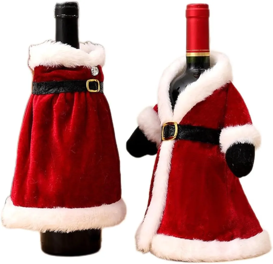 Christmas Wine Bottle Cover 4