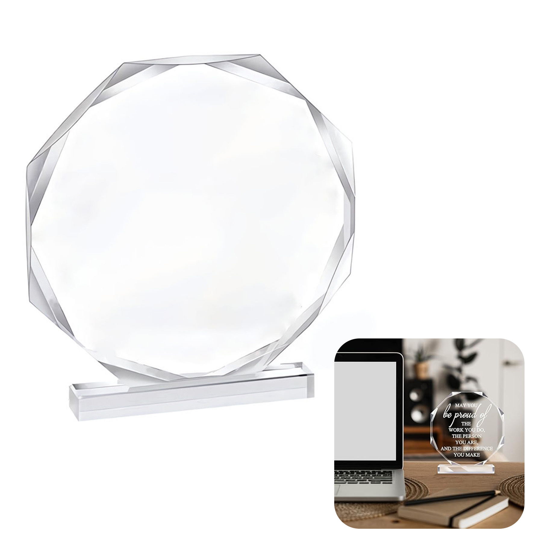 Round Acrylic Trophy 3