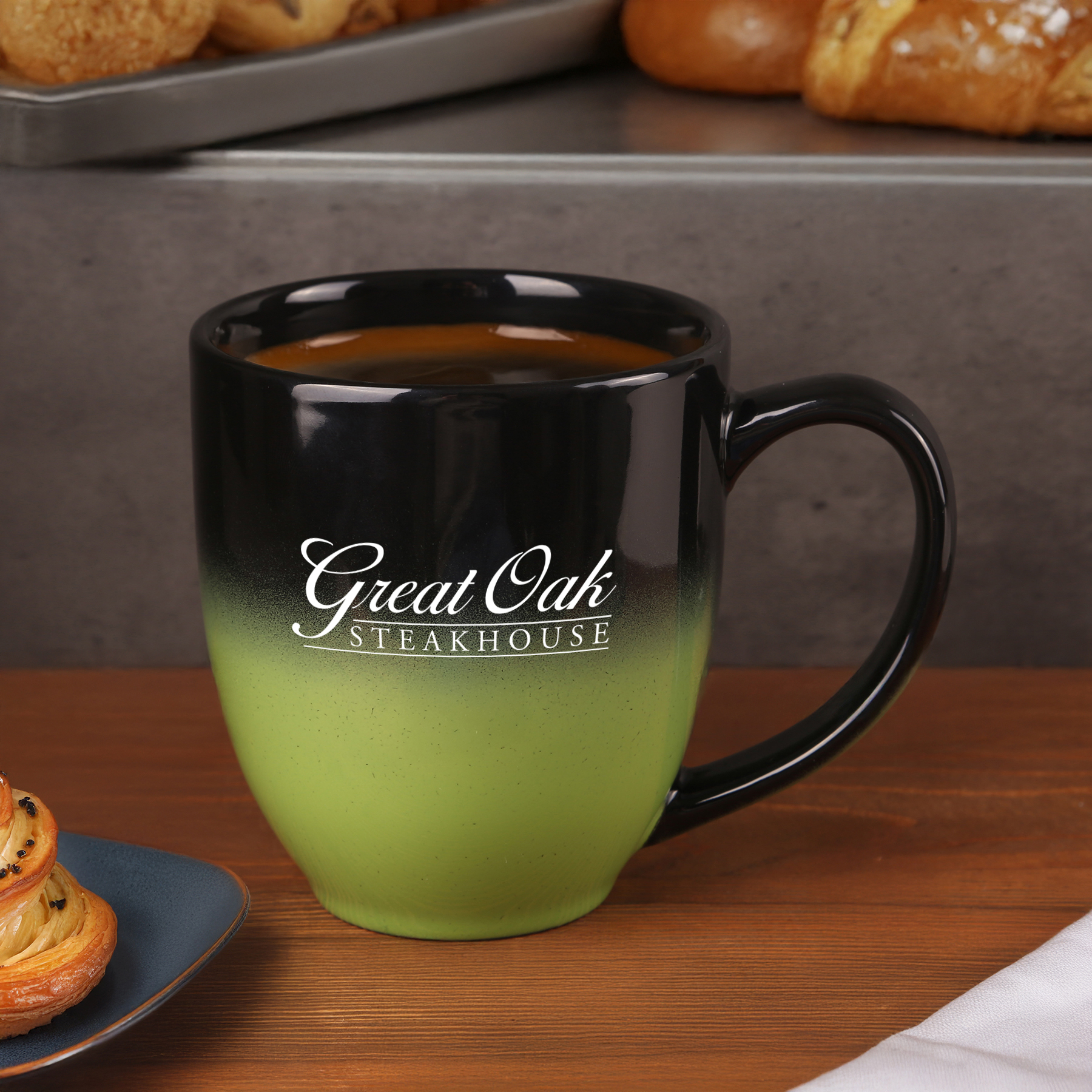 16 Oz. Bistro Ombre Ceramic Mug