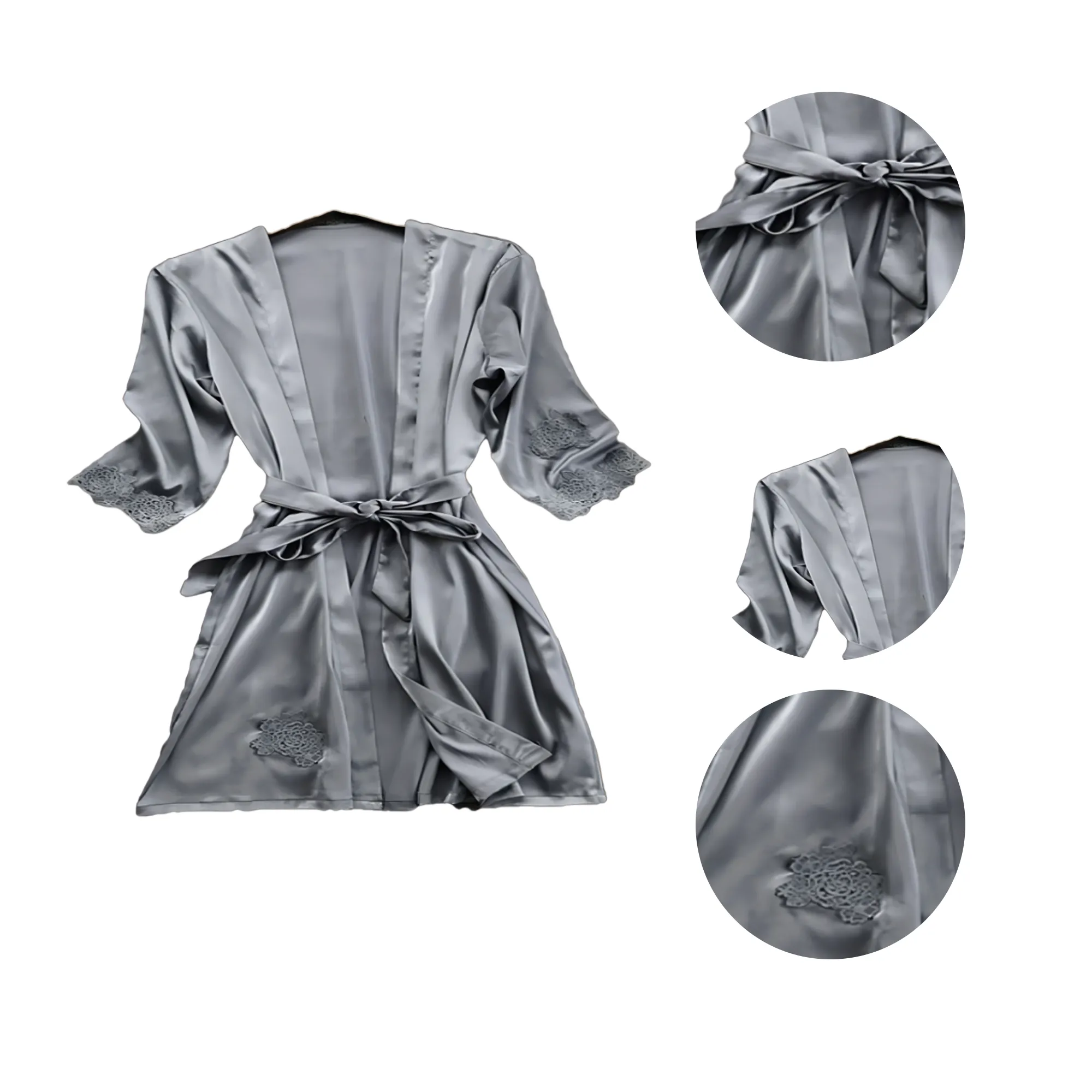 MOQ 10 PCS Silk Pajamas 2