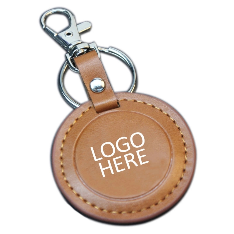 Round Leather Key Chains & Car Keychain 4