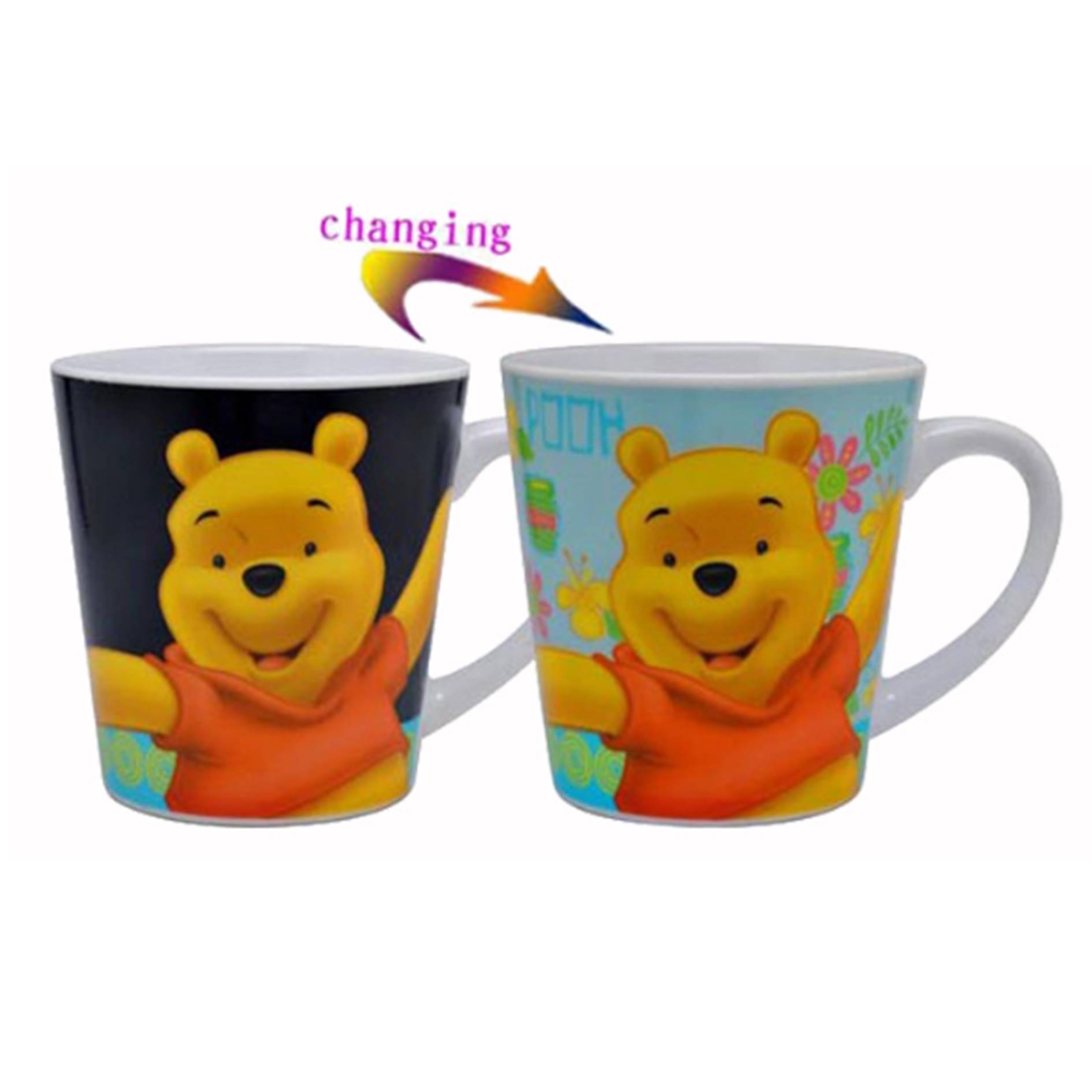 12 Oz. V Shape Heat Color Changing Ceramic Mug 5