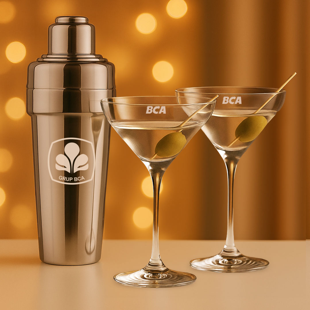 Milano Shaker & RIEDEL Martini Set 1
