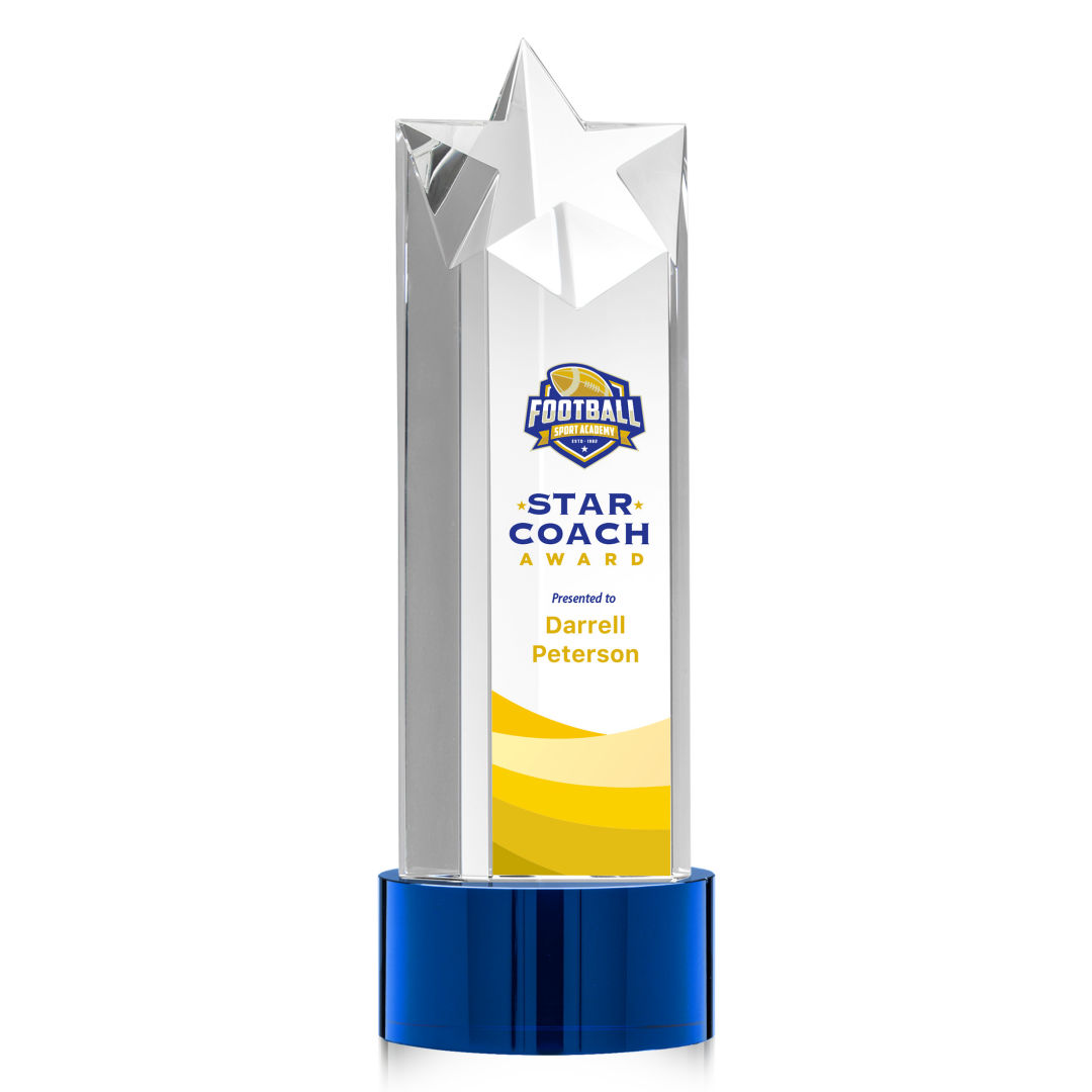 Berkeley VividPrint™ Award on Marvel Base - Blue 8