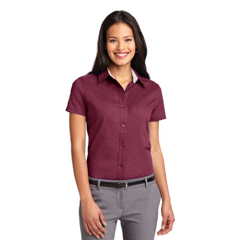 Port Authority Ladies Short Sleeve Easy Care Shirt. 89