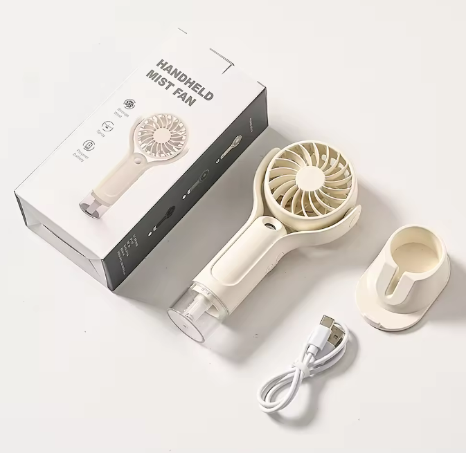 Desktop Mini Handheld Humidifying Misting Fan 4