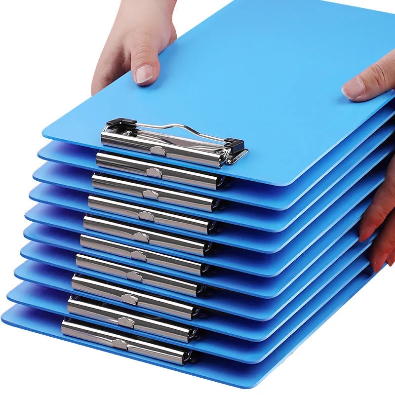 Metal Clip Plastic Clipboard with Low Profile 8
