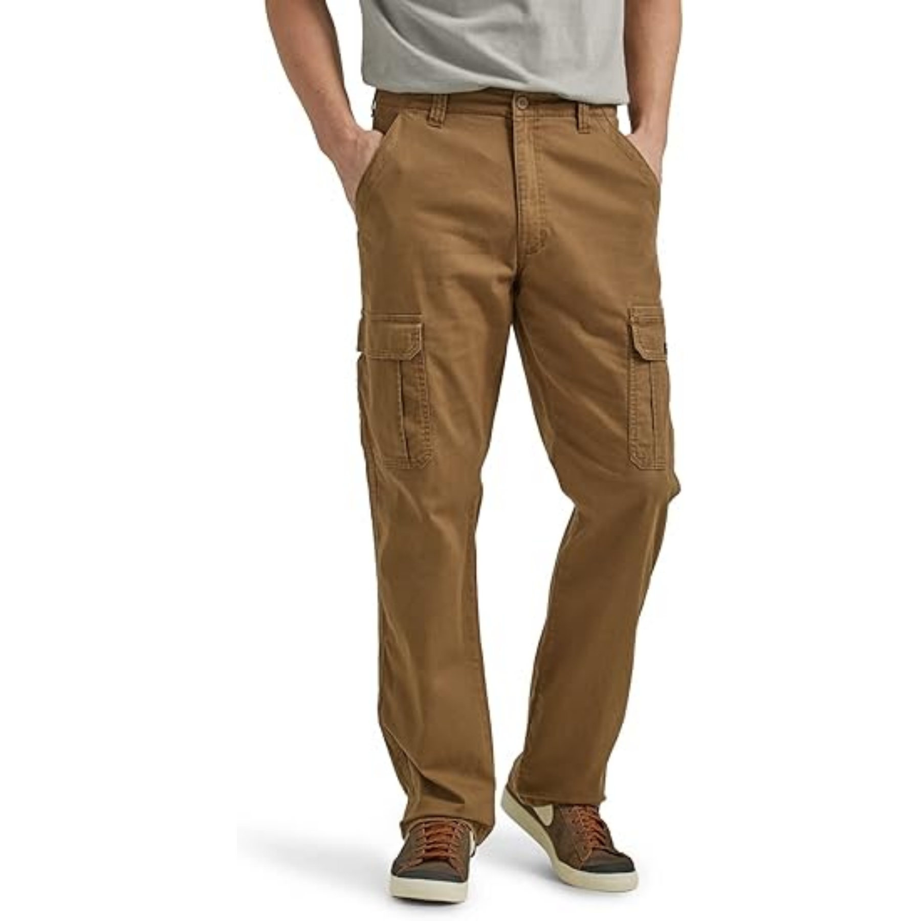 Relaxed Fit Stretch Cargo Pants, custom shorts with logo imprint 9