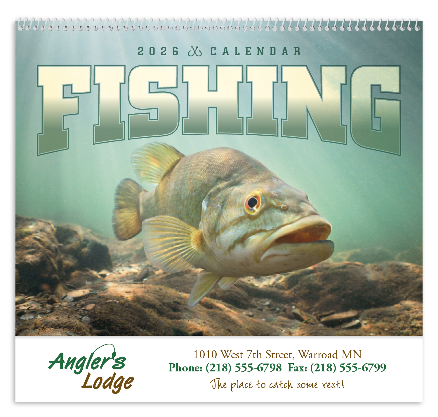 Good Value™ Fishing - Spiral Calendar 48