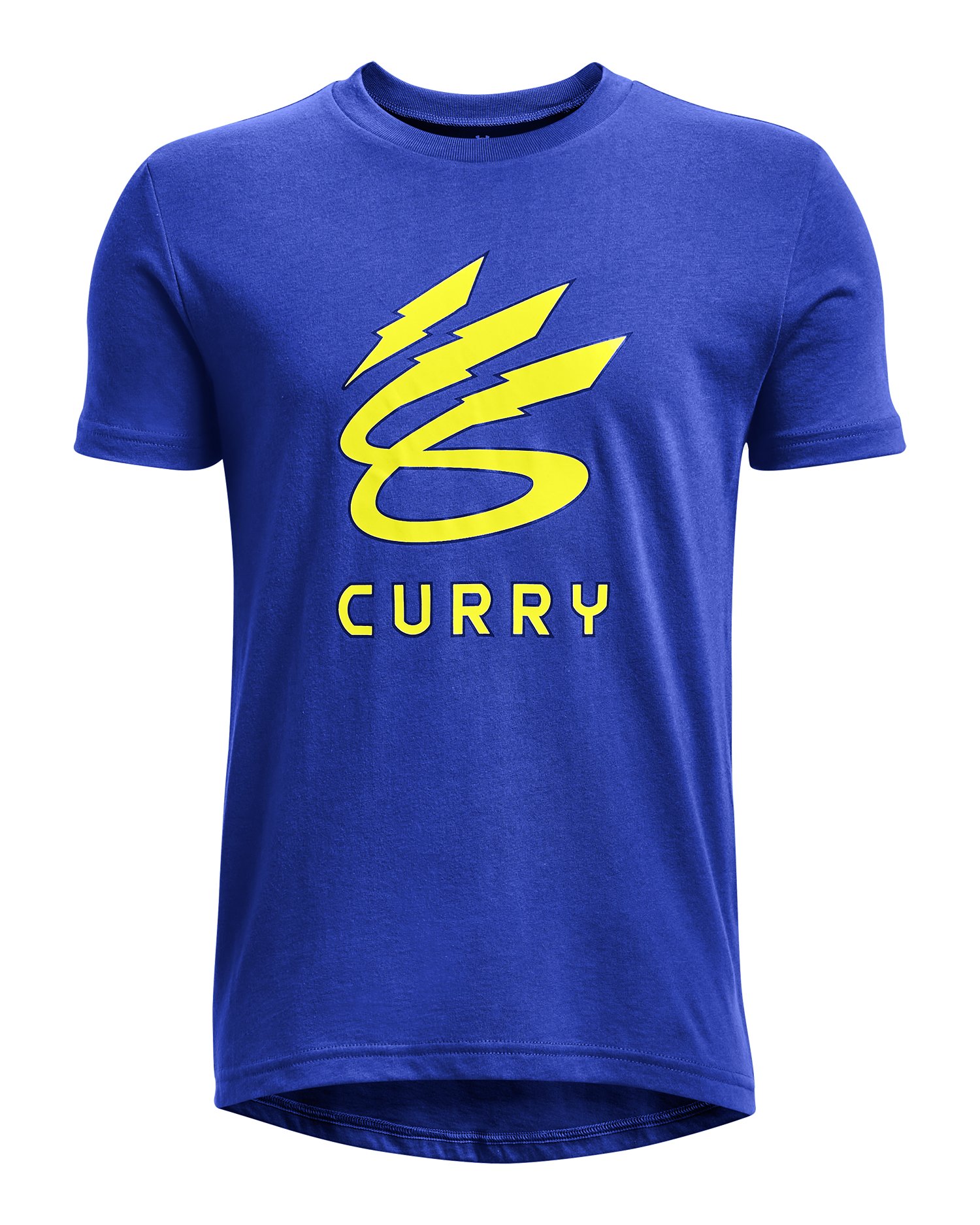 Curry Lightning Logo Boys' Short Sleeve 4