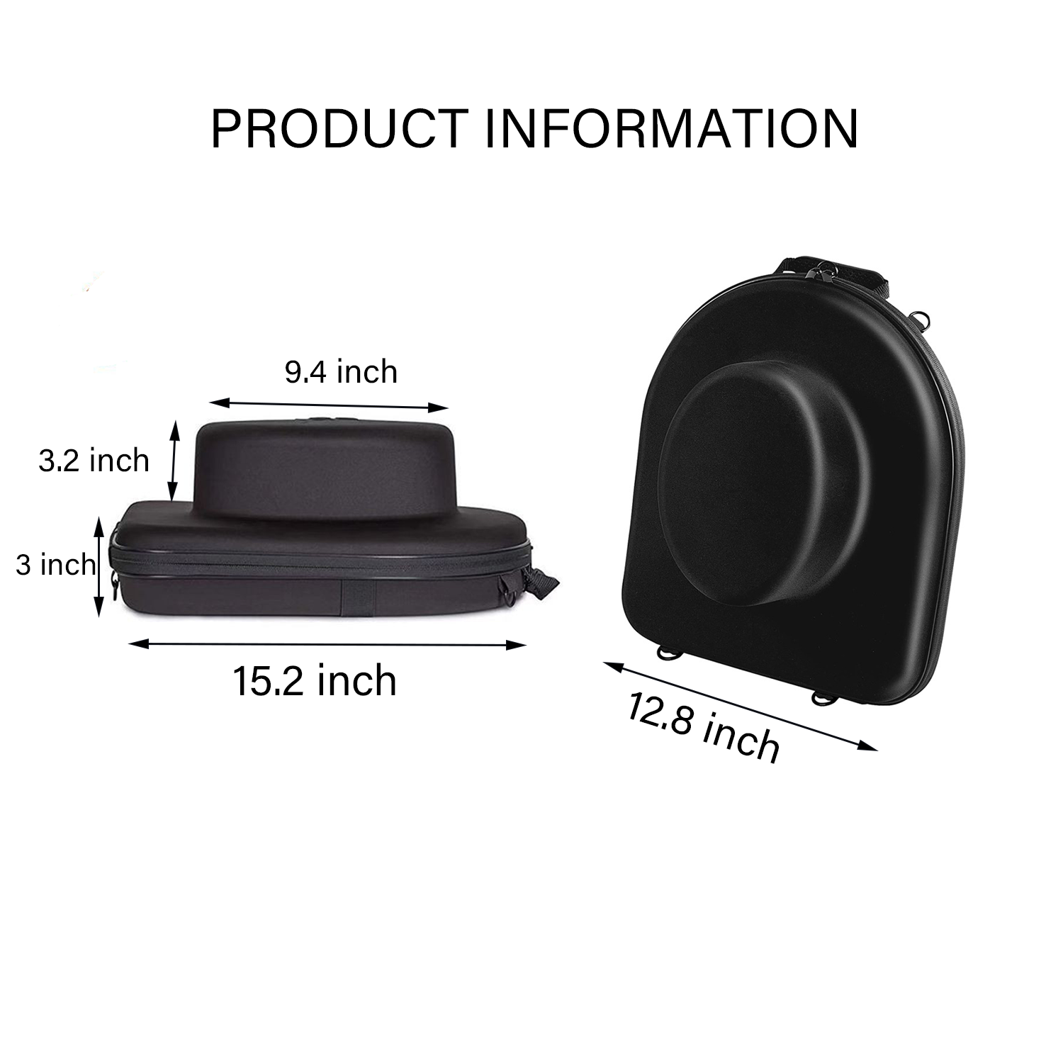 Hat Storage Bag Straps to Suitcase or Carried on Shoulders 2