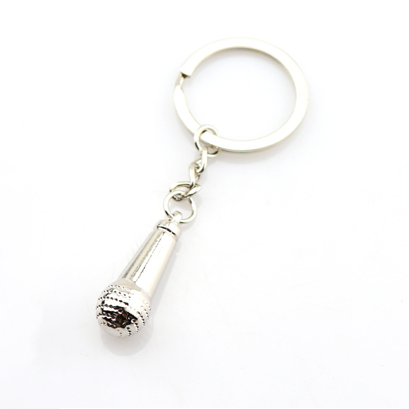Mini Microphone Metal Key Chain 6