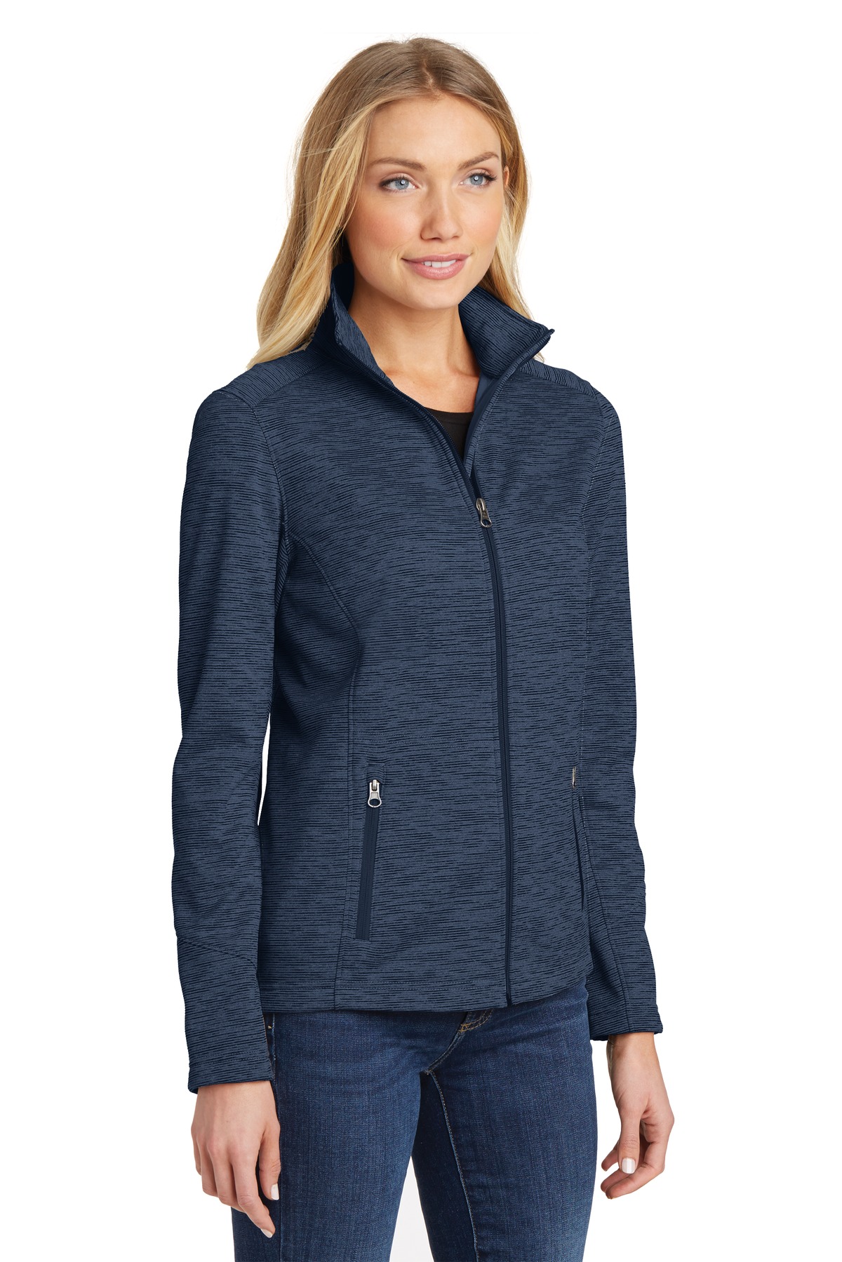 Port Authority Women's Digi Stripe Fleece Jacket. L231 31