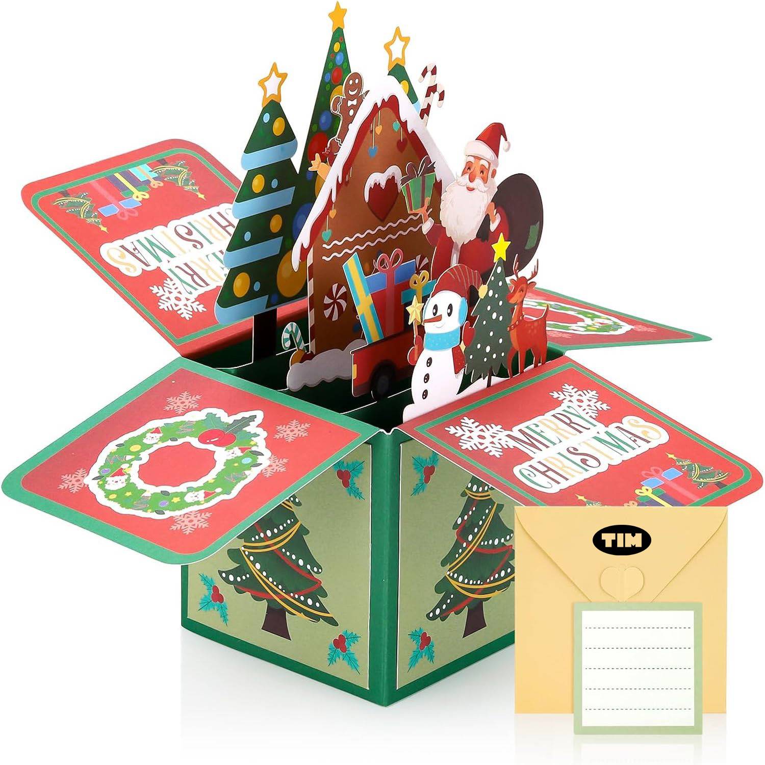 Christmas 3D Pop Up Greeting Card 1