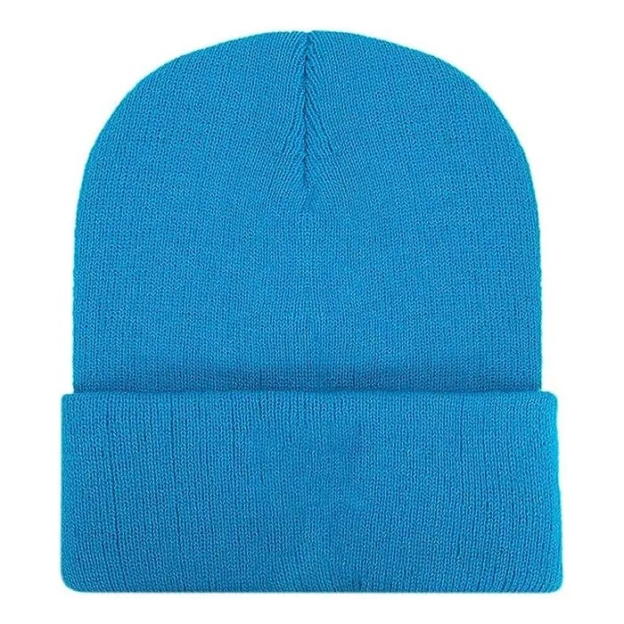 12" Long Knit Beanie with Cuff 6