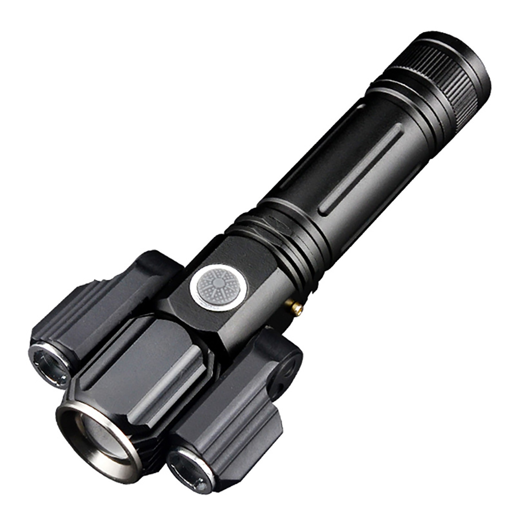 3 Heads Rechargeable Flashlight 2