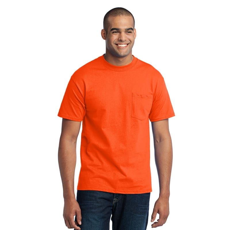 Port & Company Tall Core Blend Pocket Tee. 42