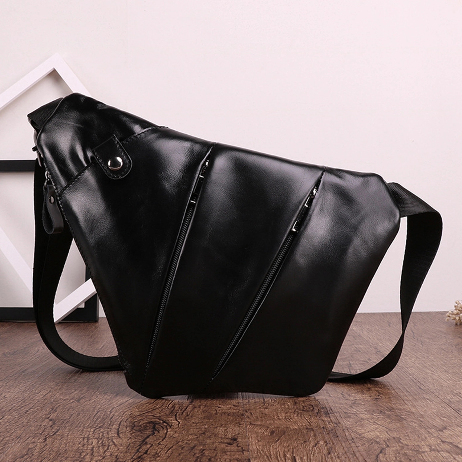 Genuine Leather Shoulder Backpack 3