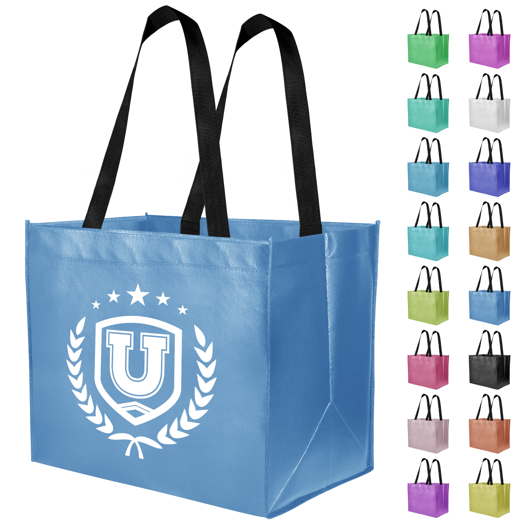 Glossy Laminated Shopping Tote Bags 2