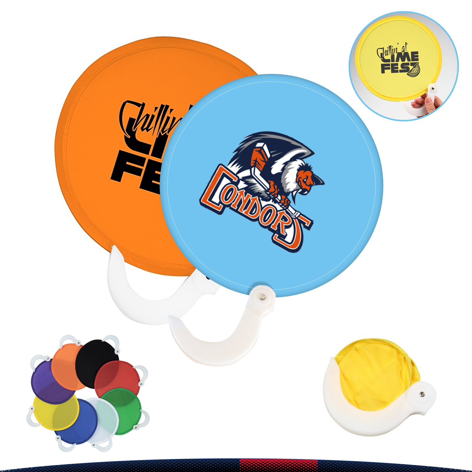 Folding Advertising Fan 5