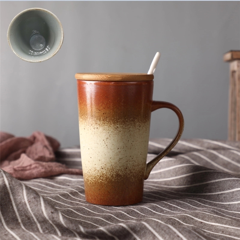 Custom 14 Oz Frosted Ceramic Coffee Mug 12