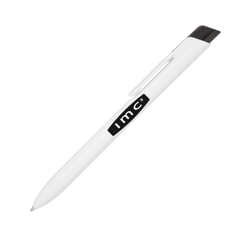 Plantagenet-1706 Promotional White Barrel Pens 4