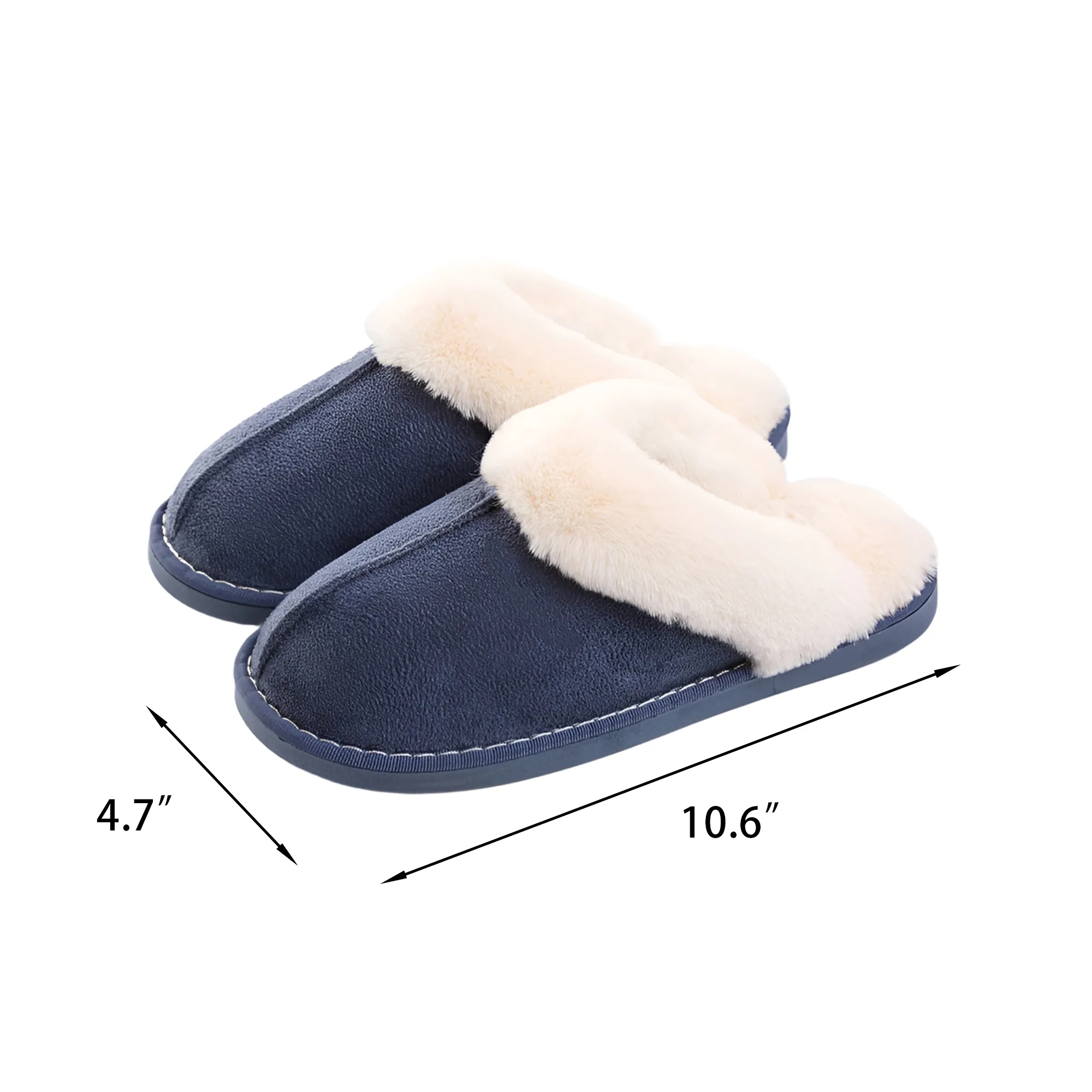 MOQ50 Non Slip Warm Cotton Slippers 2