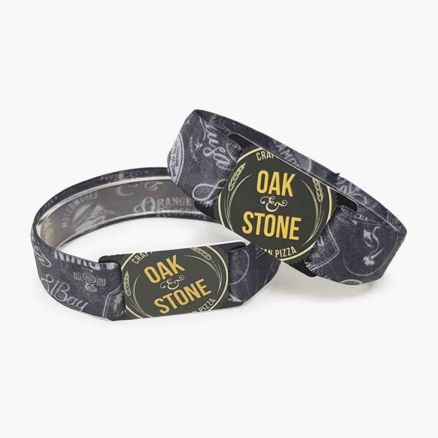 3/4" Sublimated Elastic Event Wristband w/ Card 2